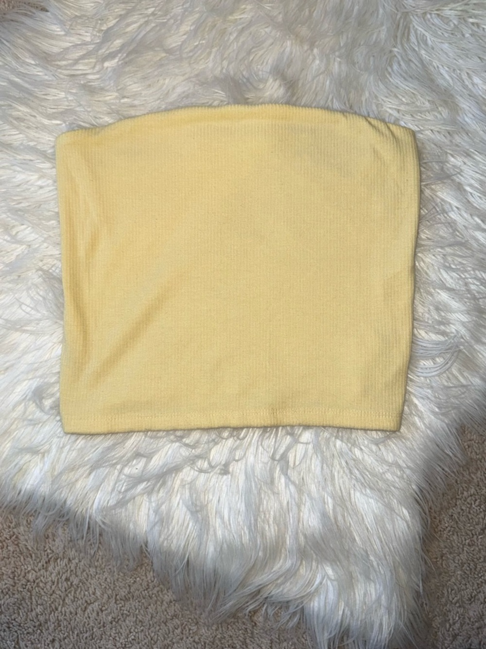 Medium American Eagle yellow tube top.